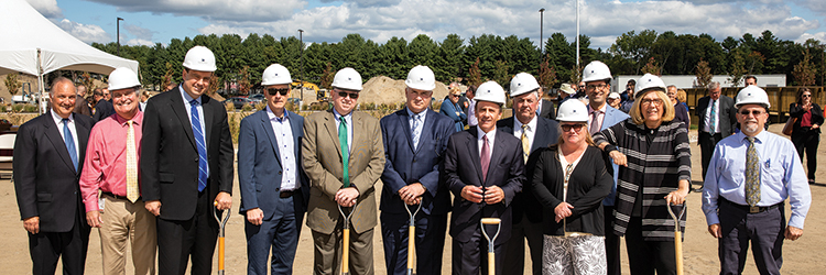 Capital Group Properties breaks ground on 69,374 s/f new Market Basket Supermarket that will anchor the 730,000 s/f Maynard Crossing